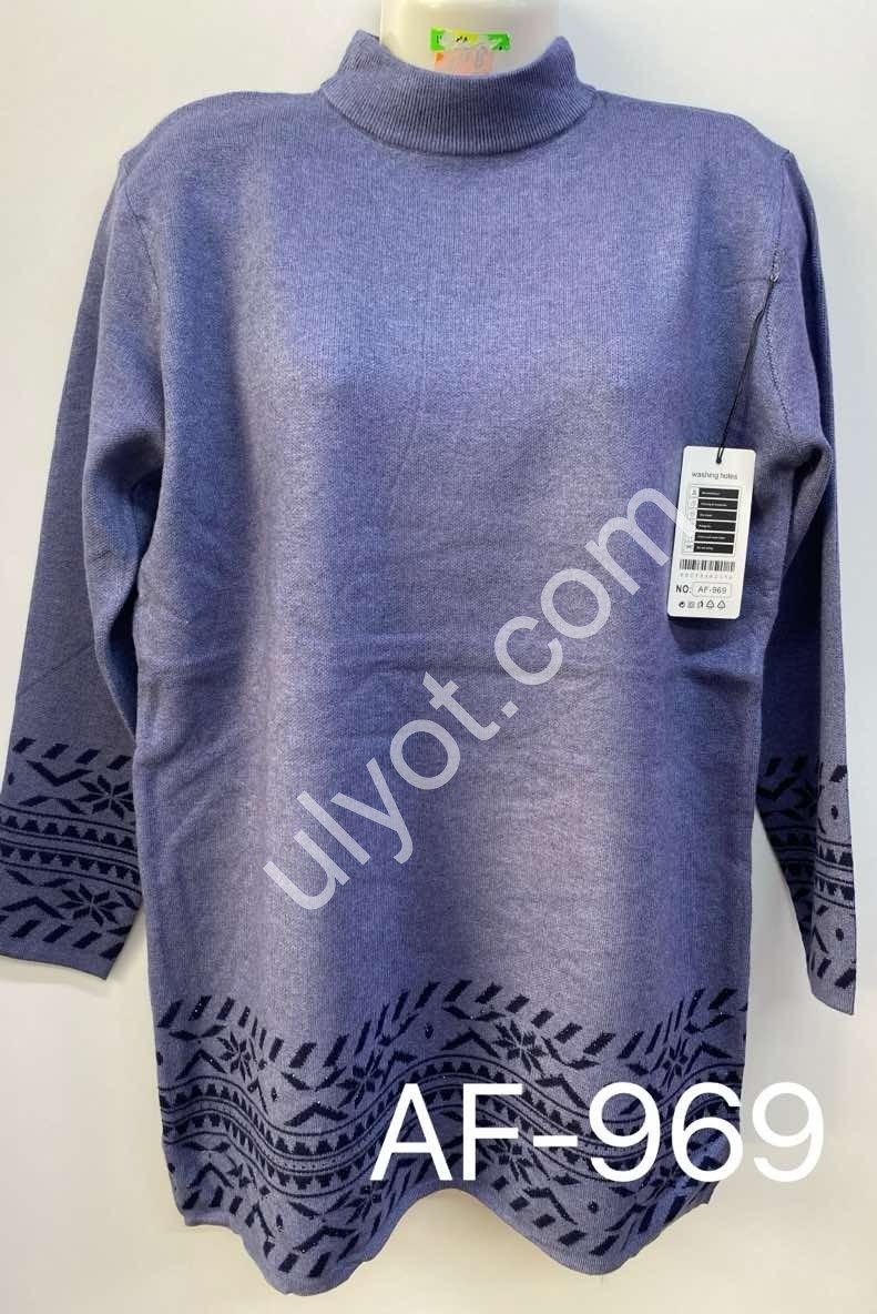 СВИТЕР (ONE SIZE 52-54) МИКС AF-969