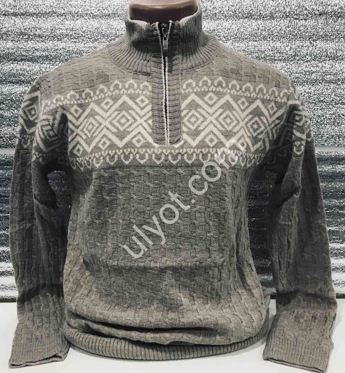 СВІТЕР AYZ (M-XL) БІЖ 614