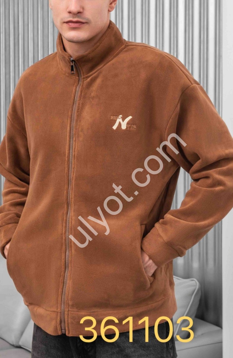 КОФТА JJF (L-3XL) ПЛЮШ МОККО 361103