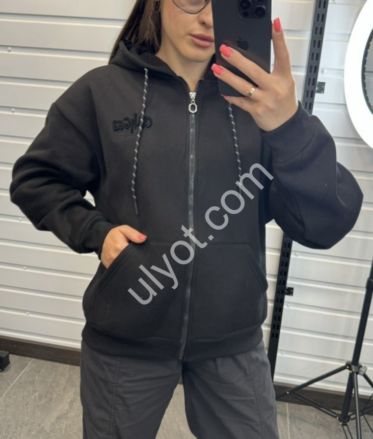 КОФТА JJF (L-4XL) ФЛІС ПУДРА 50143