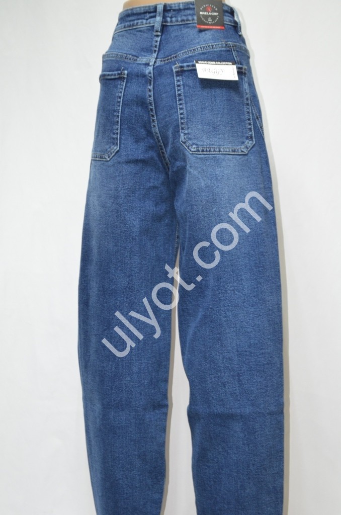 Фото 1 ДЖИНСЫ RELUCKY (28-33) БАЙКА Т.СИНИЙ B0293-7