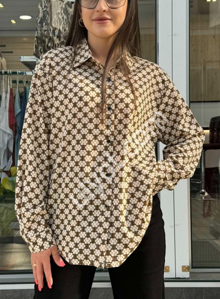 РУБАШКА (XL-4XL) МОККО 8803