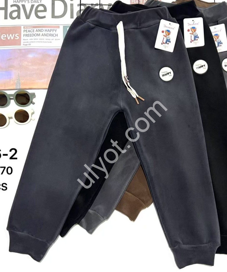 ШТАНЫ (3-8ЛЕТ) ФЛИС МАНЖЕТ МИКС 656-2