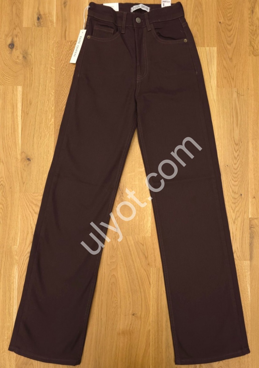 ДЖИНСЫ ELITE QUEEN (25-30) ШОКОЛАД 1351-372