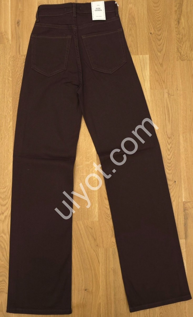 ДЖИНСЫ ELITE QUEEN (25-30) ШОКОЛАД 1351-372
