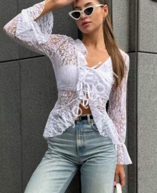 БЛУЗКА (42-46) БІЛИЙ 1661