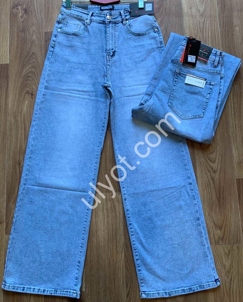 ДЖИНСЫ RELUCKY (30-36) ГОЛУБОЙ 0311-15