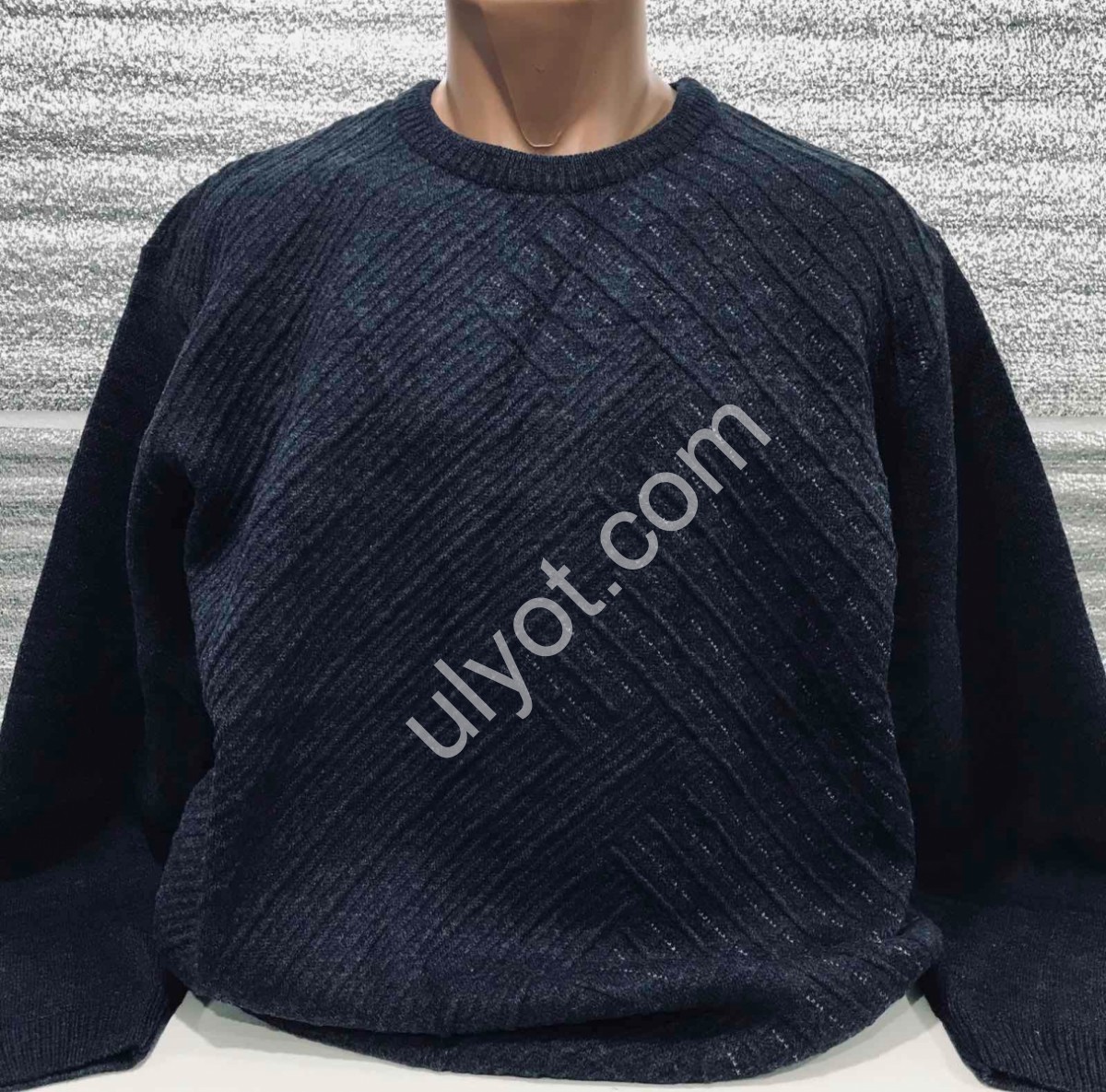 СВІТЕР DEVANTI (L-2XL) Т.СИНІЙ 72175