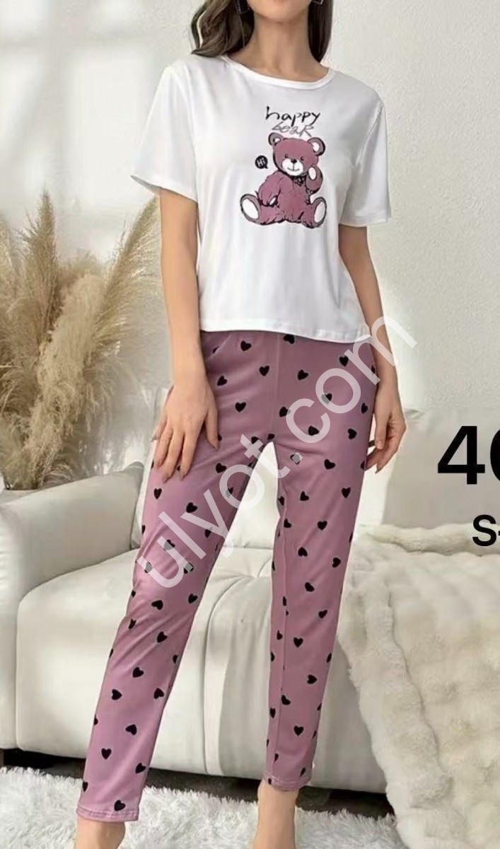 ПИЖАМА (S-2XL) ЛАВАНДА 402