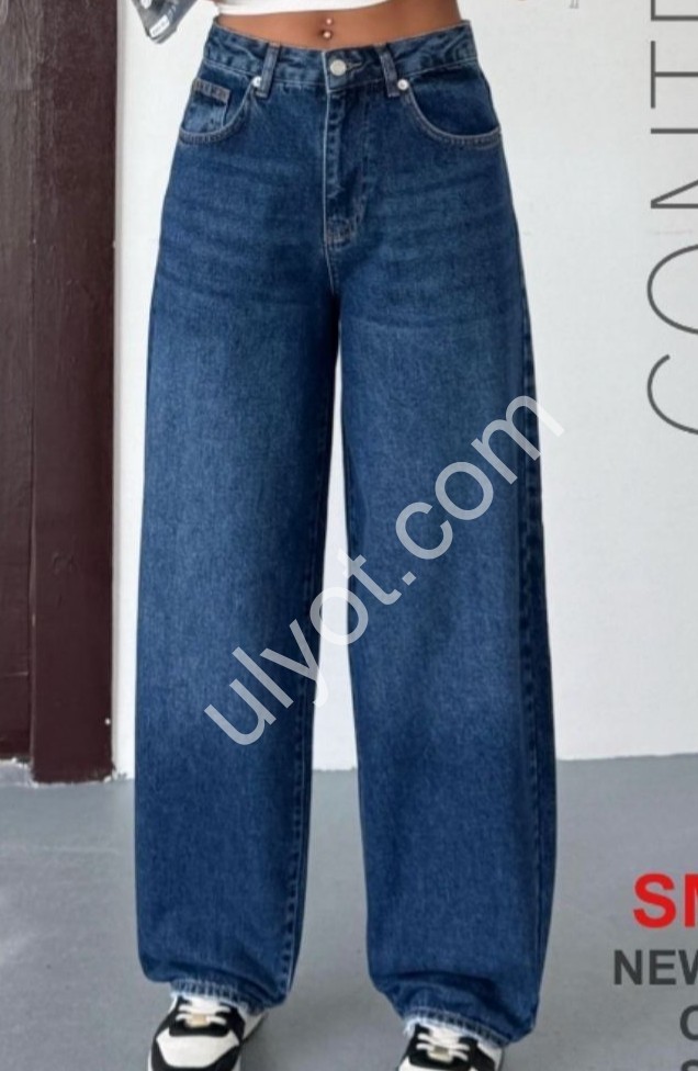 ДЖИНСЫ ZEO BASIC (30-36) Т.СИНИЙ 5035