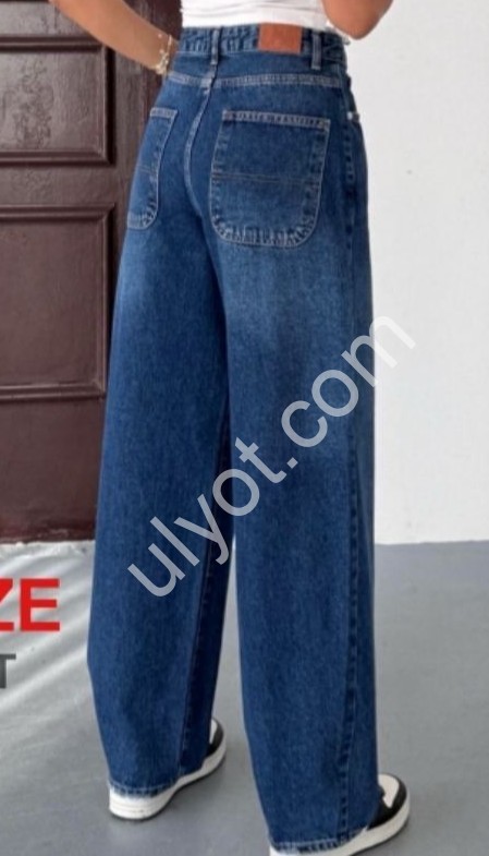 ДЖИНСЫ ZEO BASIC (30-36) Т.СИНИЙ 5035