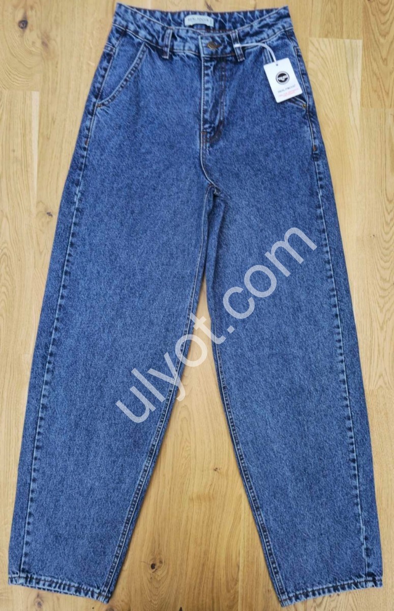 ДЖИНСИ REAL FOCUS (25-27) Т.СИНІЙ 1634-4