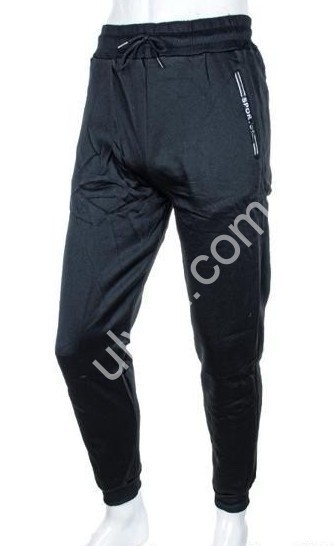 СПОРТ.ШТАНЫ (L-3XL) ФЛИС МАНЖЕТ МИКС 4283-1088