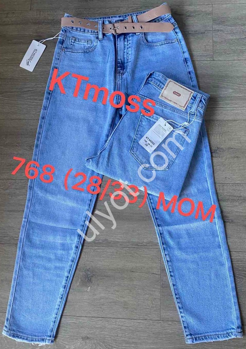 ДЖИНСЫ KT.MOSS (28-33) СИНИЙ 768