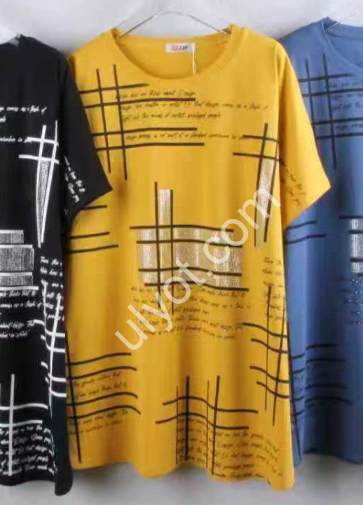 ФУТБОЛКА JJF (ONE SIZE БАТАЛ) МІКС 6652