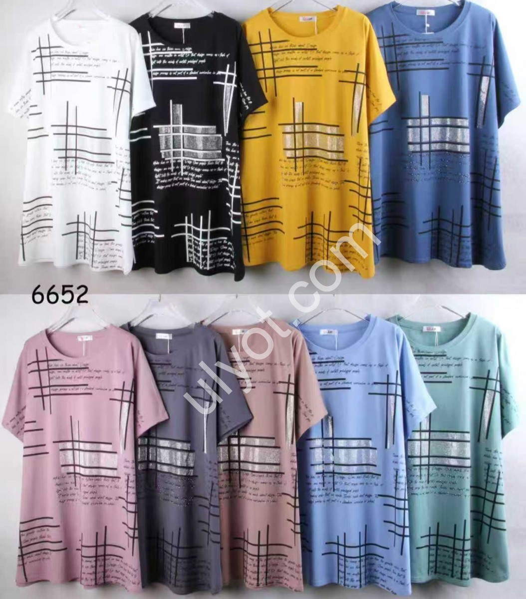 ФУТБОЛКА JJF (ONE SIZE БАТАЛ) МІКС 6652