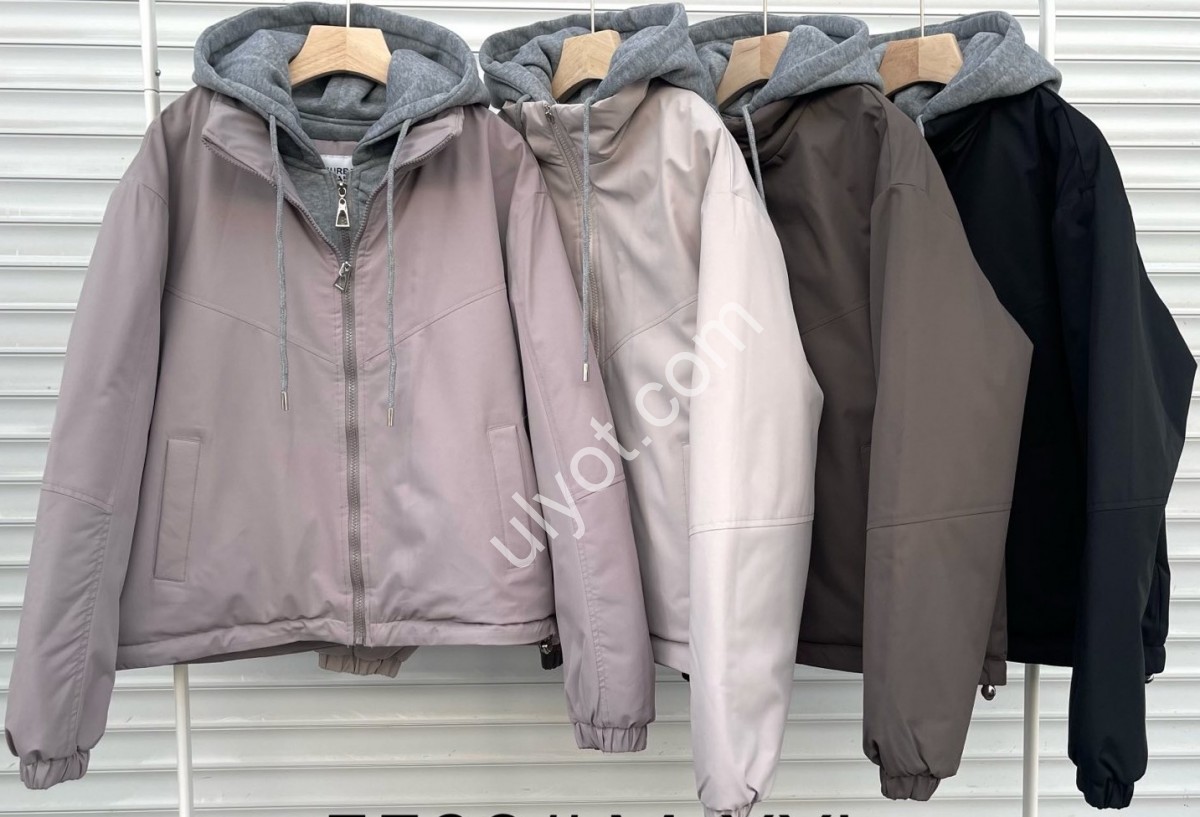 КУРТКА (M-2XL) СВ.СІРИЙ 5529