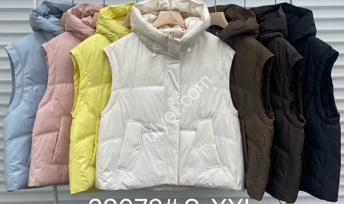 ЖИЛЕТКА (S-2XL) ПУДРА 28072
