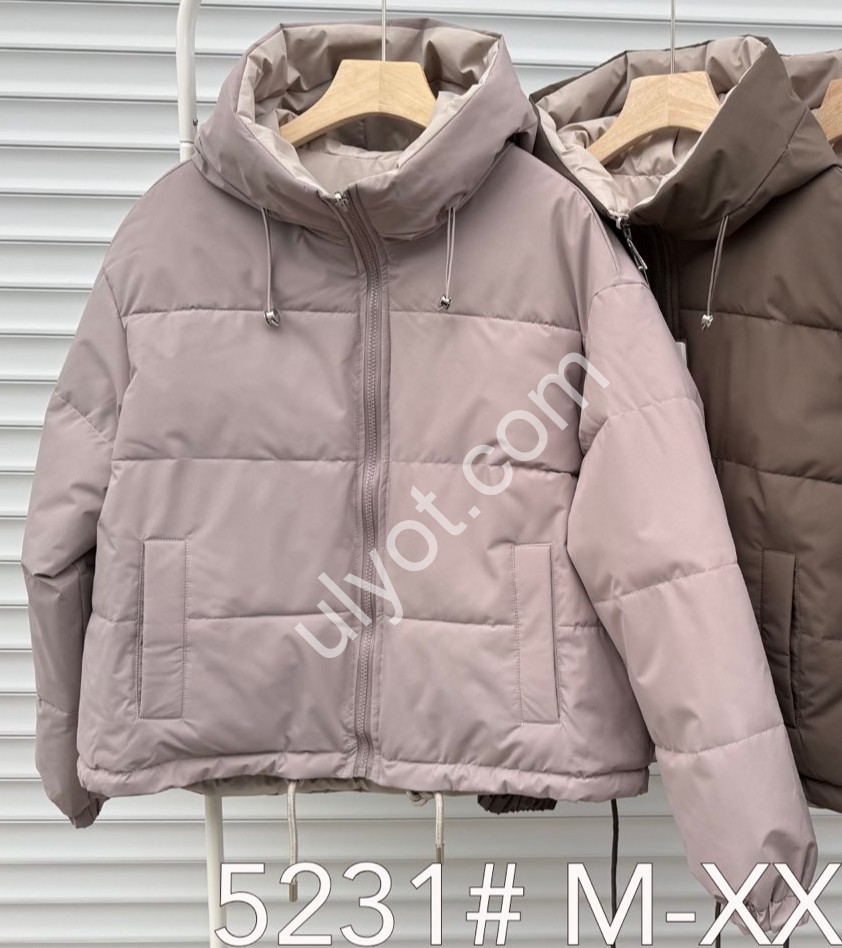 КУРТКА (M-2XL) СІРИЙ 5231