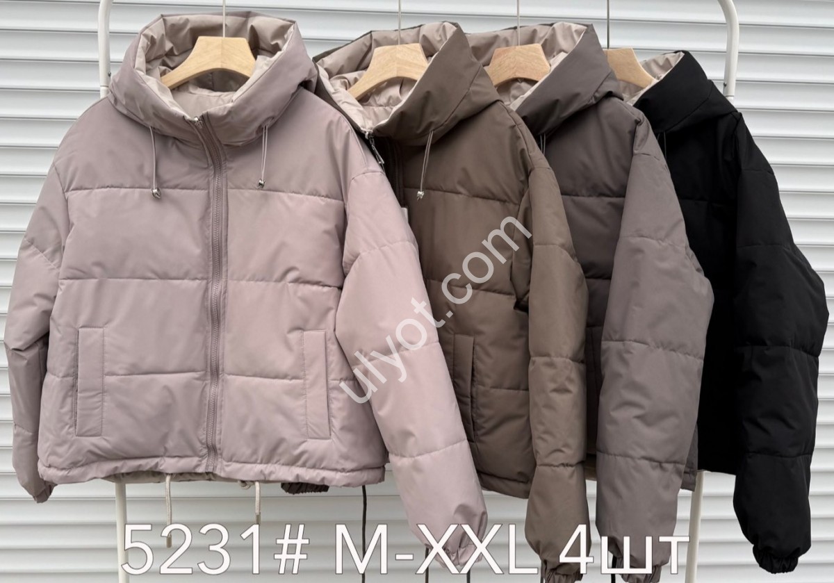 КУРТКА (M-2XL) СІРИЙ 5231