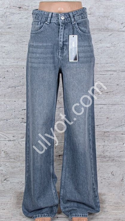 ДЖИНСЫ TOP SHOP (25-32) СЕРЫЙ 1696
