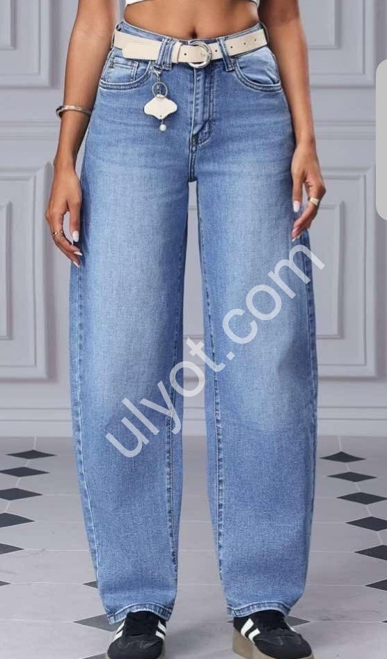 ДЖИНСЫ M.SARA (XS-XL) Т.СИНИЙ 1100-4