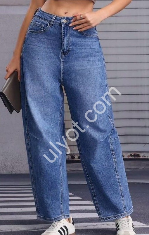 ДЖИНСЫ M.SARA (XS-XL) Т.СИНИЙ 1660-4