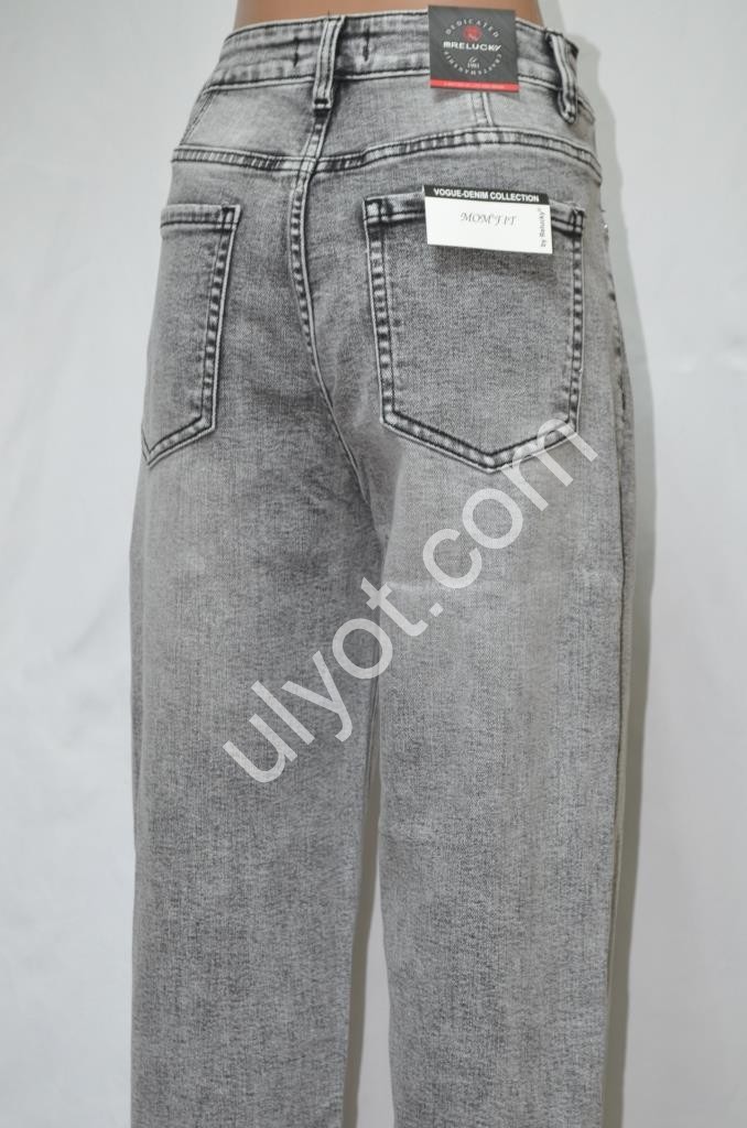 ДЖИНСЫ RELUCKY (28-33) СЕРЫЙ 0809-2