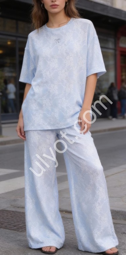 КОСТЮМ (44-50) ПРЯМОЙ ЖЕЛТЫЙ TWO202