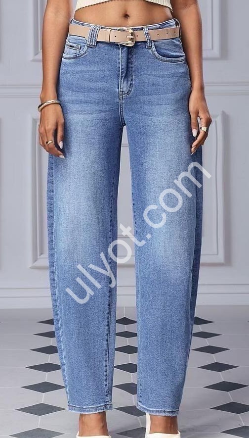 ДЖИНСИ M.SARA (S-2XL) СИНІЙ 1103-4