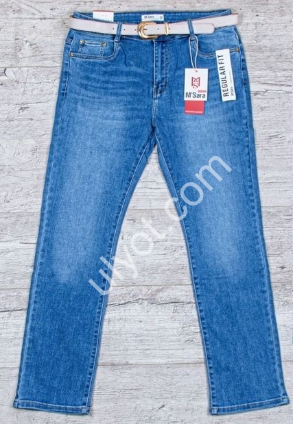ДЖИНСИ M.SARA (30-40) Т.СИНІЙ 7552-4
