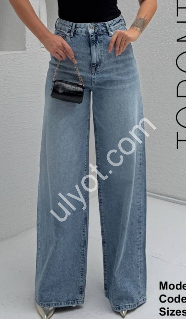 ДЖИНСЫ ZEO BASIC (34-42) ГОЛУБОЙ 5152