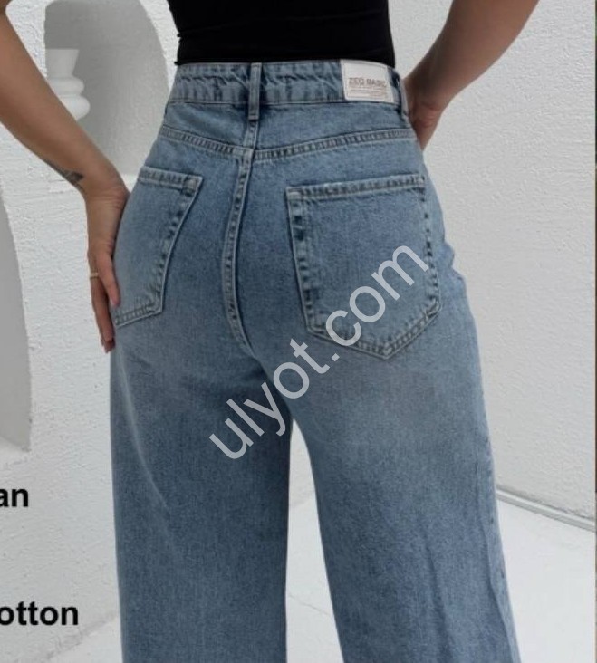 ДЖИНСЫ ZEO BASIC (34-42) ГОЛУБОЙ 5152