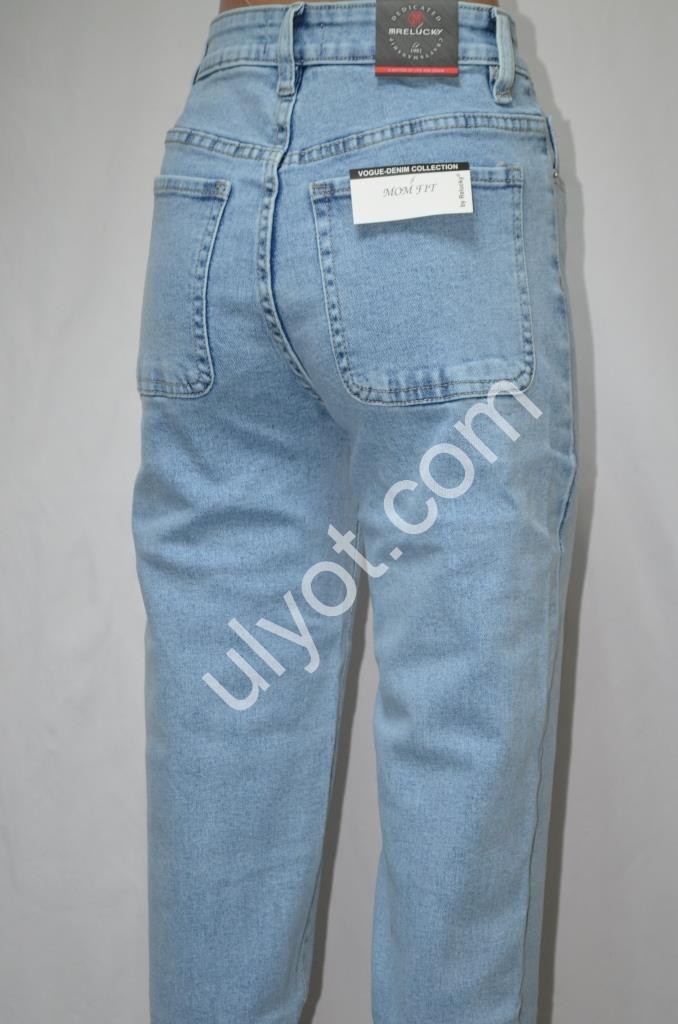 Фото 1 ДЖИНСЫ RELUCKY (25-30) ГОЛУБОЙ 609-2