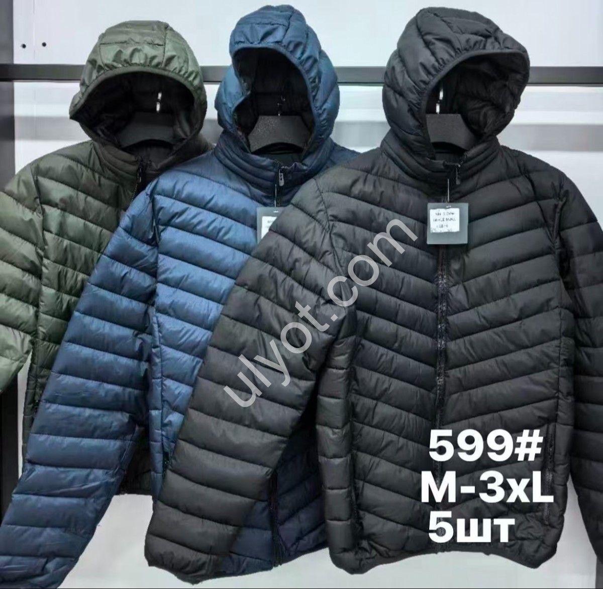 КУРТКА (M-3XL) ОЛИВКА 599