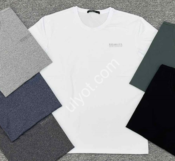 ФУТБОЛКА (M-3XL) Т.СІРИЙ 1507