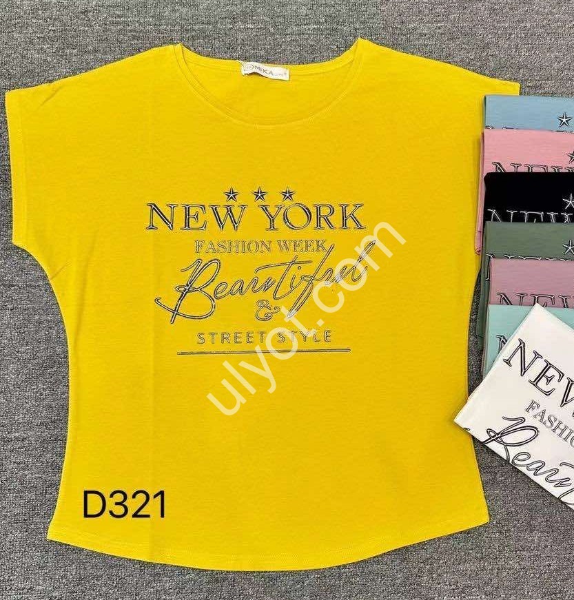 ФУТБОЛКА (ONE SIZE 46-50) МІКС D321