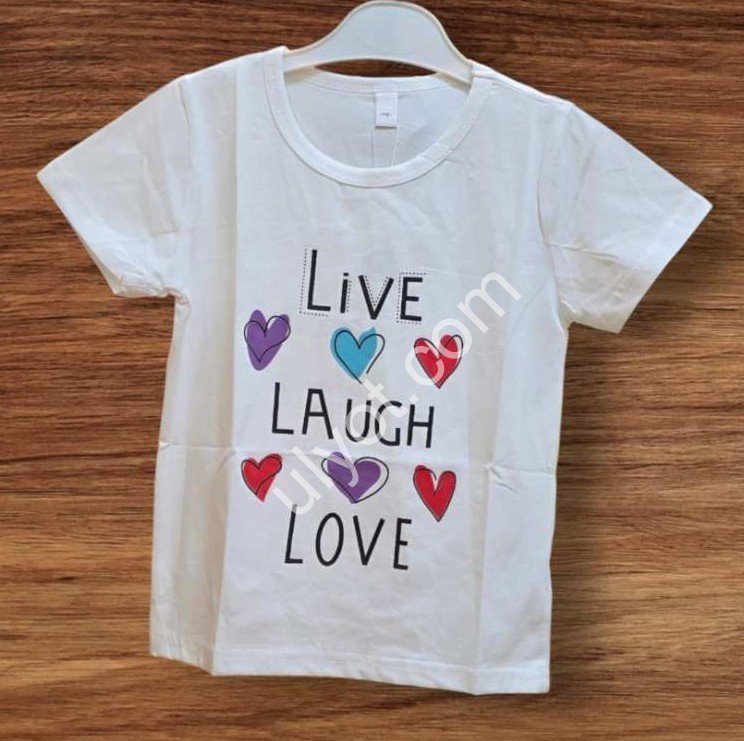 ФУТБОЛКА (1-3 РОКИ) LOVE БІЛИЙ