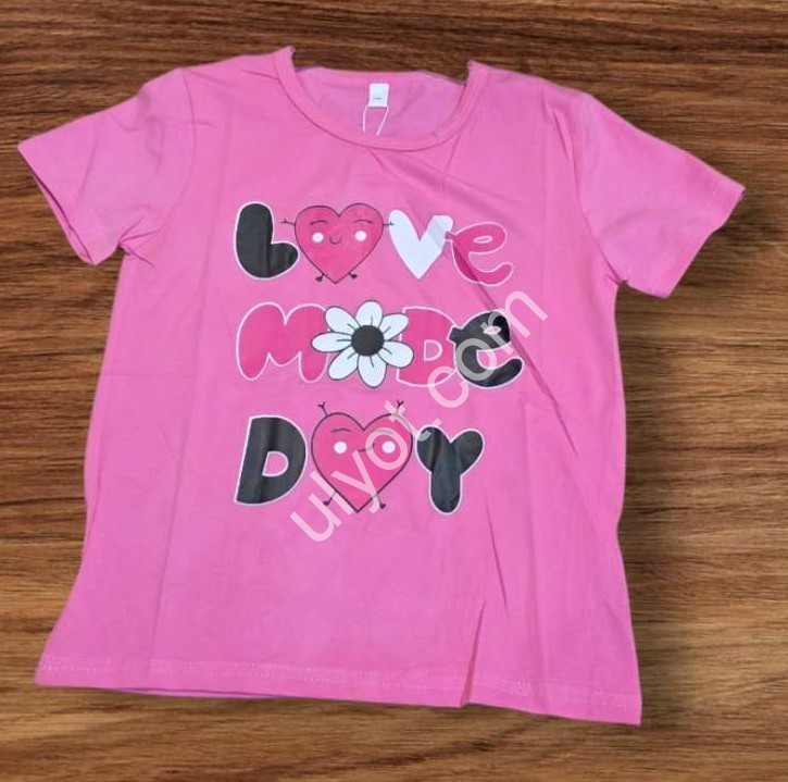 ФУТБОЛКА (3-7 РОКІВ) СЕРЦЕ РОЖОВИЙ