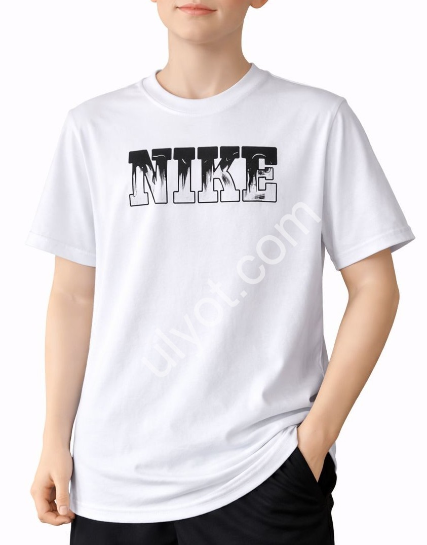 ФУТБОЛКА N02 (11-16 ЛЕТ) БЕЛЫЙ 