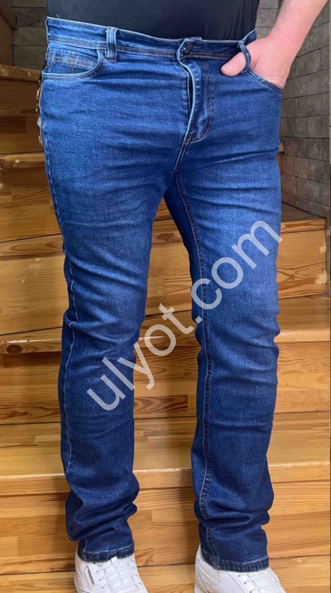 ДЖИНСЫ LONGFEI (29-38) Т.СИНИЙ 360