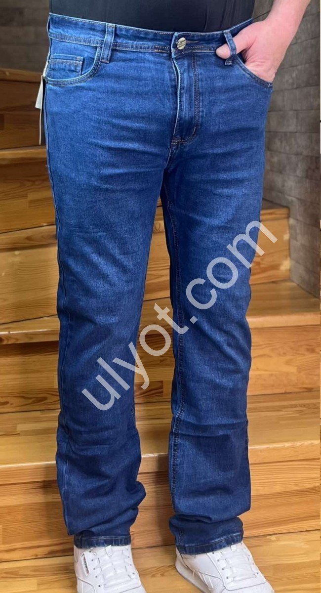 ДЖИНСИ LONGFEI (34-44) Т.СИНІЙ 359D