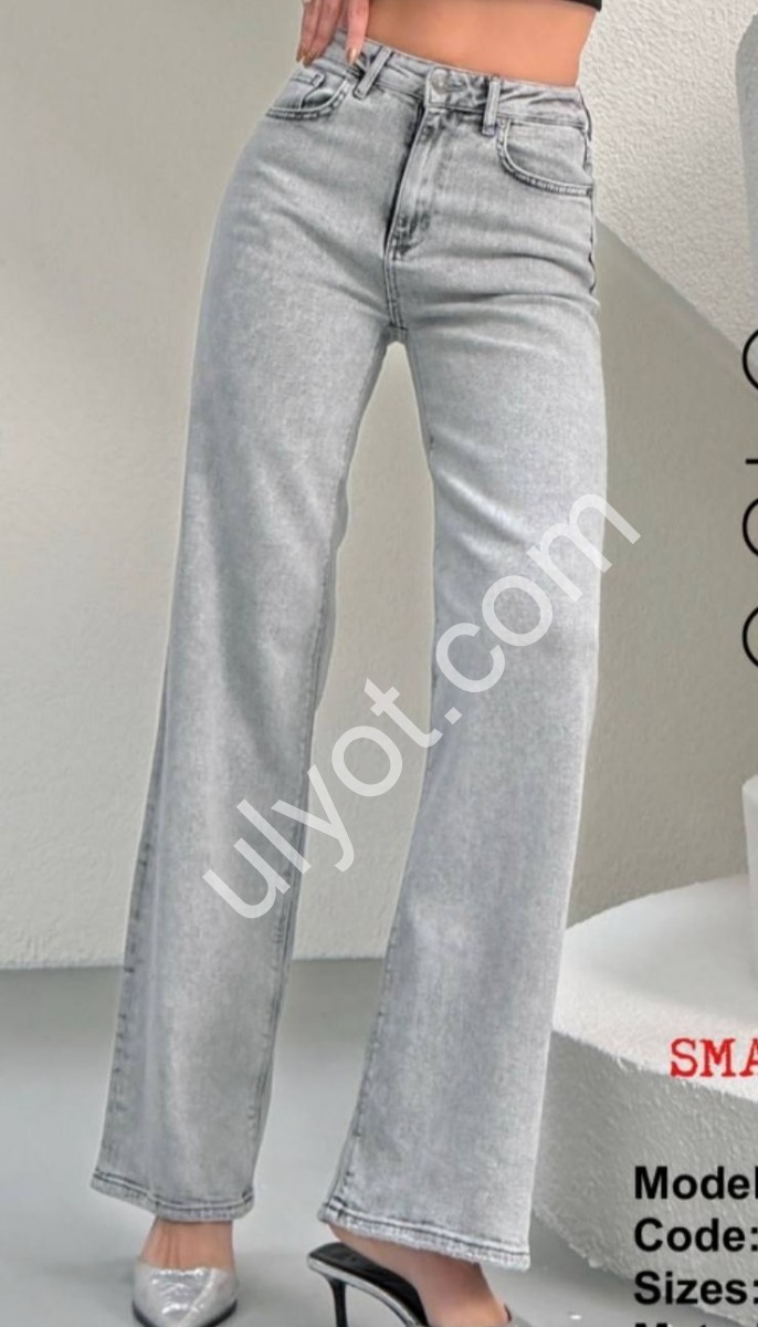 ДЖИНСИ ZEO BASIC (30-36) СІРИЙ 5171