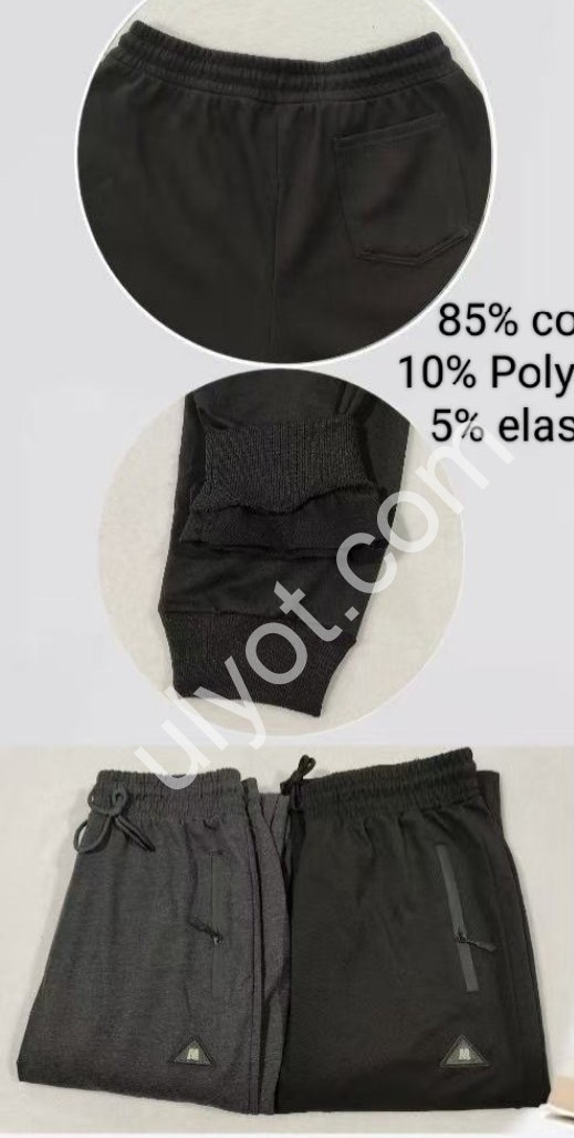 СПОРТ.ШТАНЫ (4XL-7XL) МАНЖЕТ МИКС 2076-24