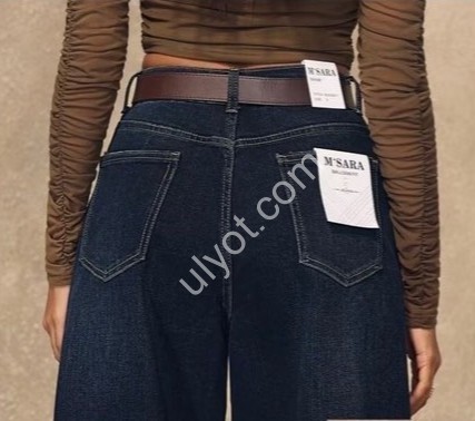 ДЖИНСИ M.SARA (XS-XL) Т.СИНІЙ 1650-1