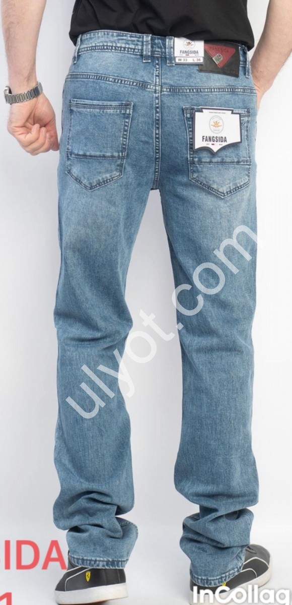 ДЖИНСИ FANGSIDA (32-38) СИНІЙ 8871