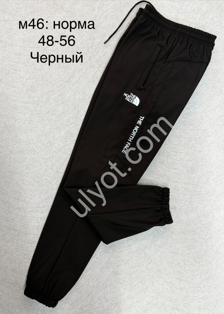 СПОРТ.ШТАНИ T48 (48-56) МАНЖЕТ ЧОРНИЙ M46