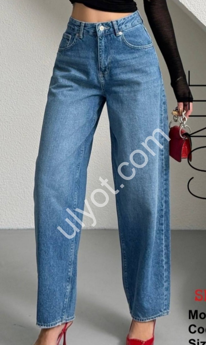 ДЖИНСИ ZEO BASIC (30-36) СИНІЙ 5214