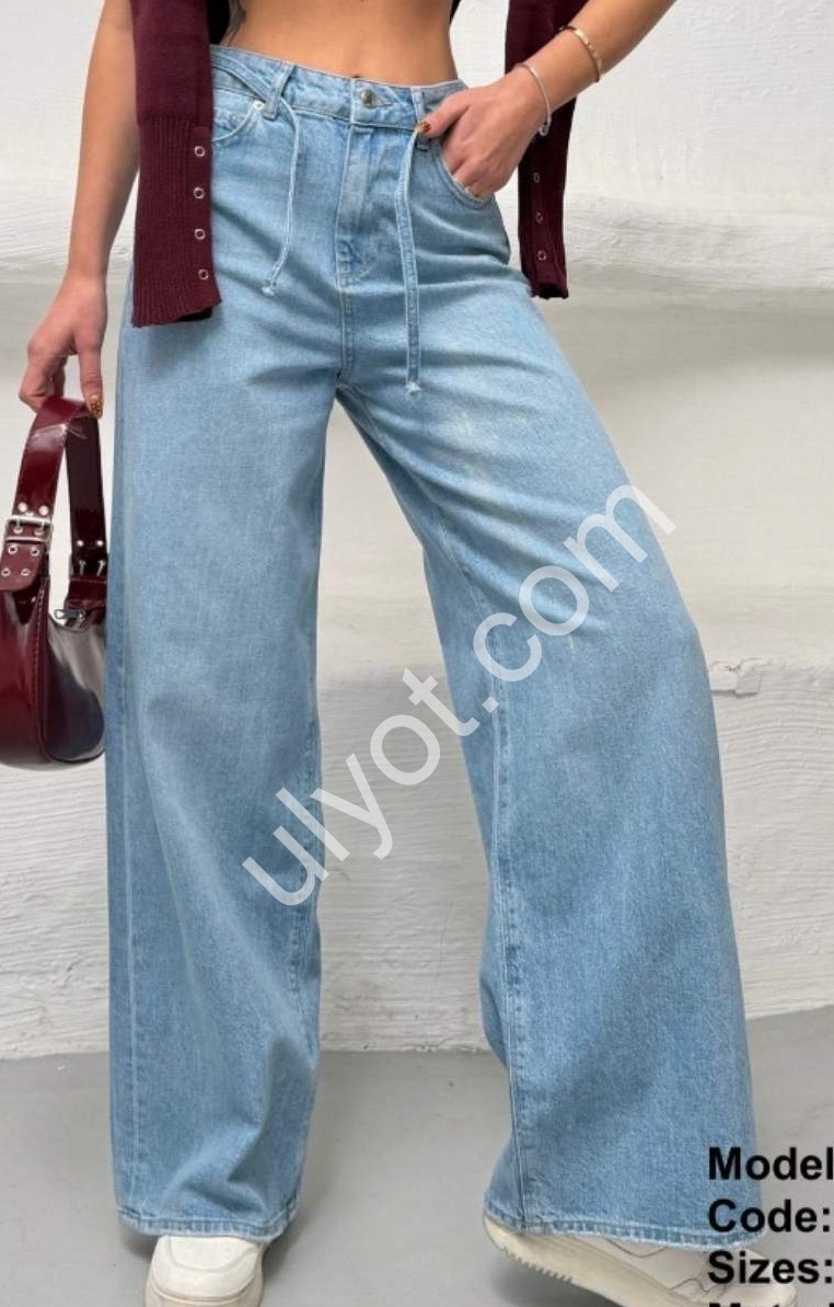 ДЖИНСЫ ZEO BASIC (34-42) ГОЛУБОЙ 5186