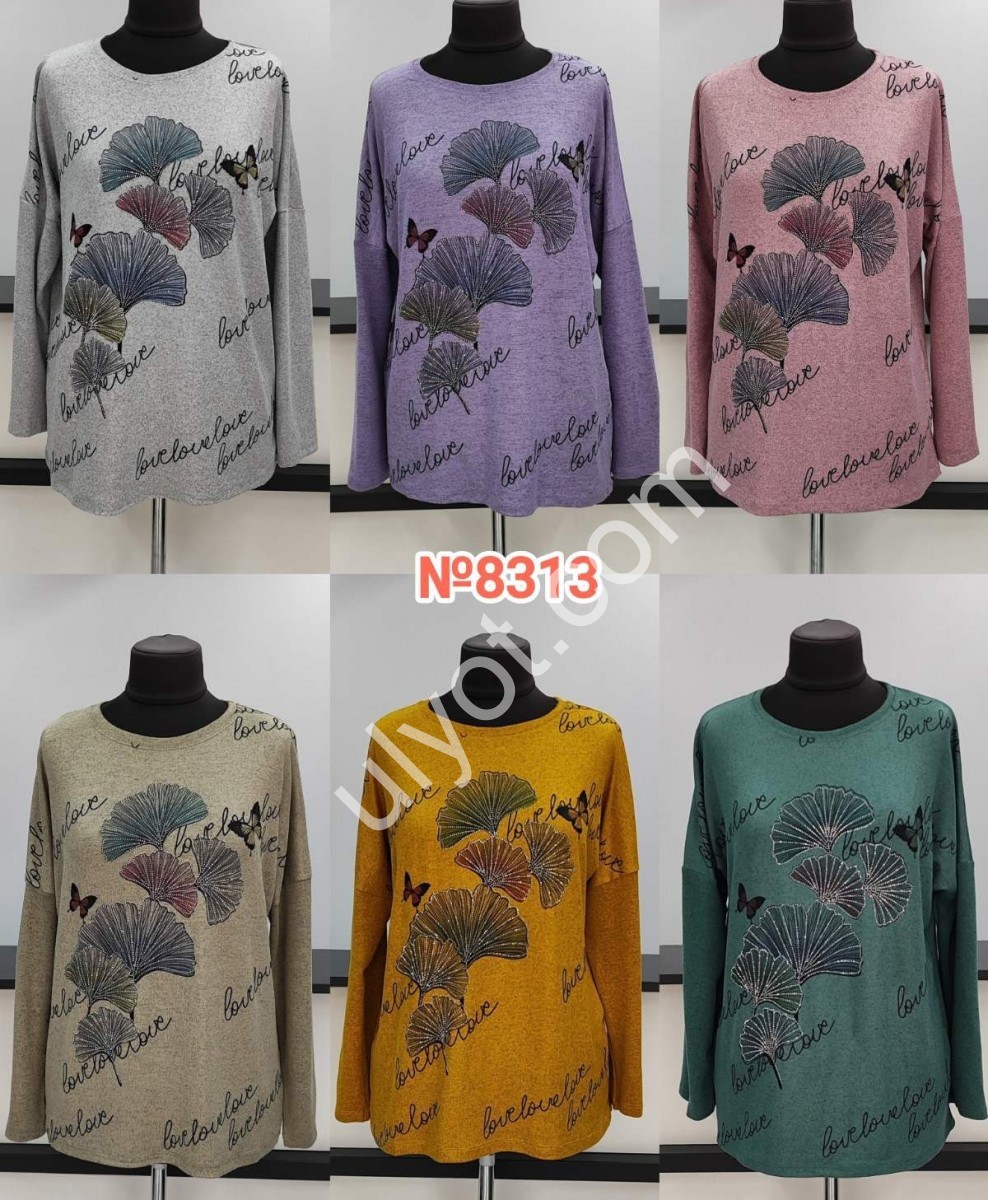 СВИТЕР (3XL-6XL) МИКС 8313